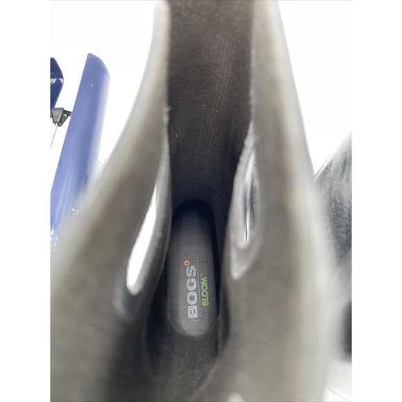 NWOB Bogs Women's Rainboot Glitter Print Waterproof Rain Boot, Black Size 10 - Picture 6 of 8